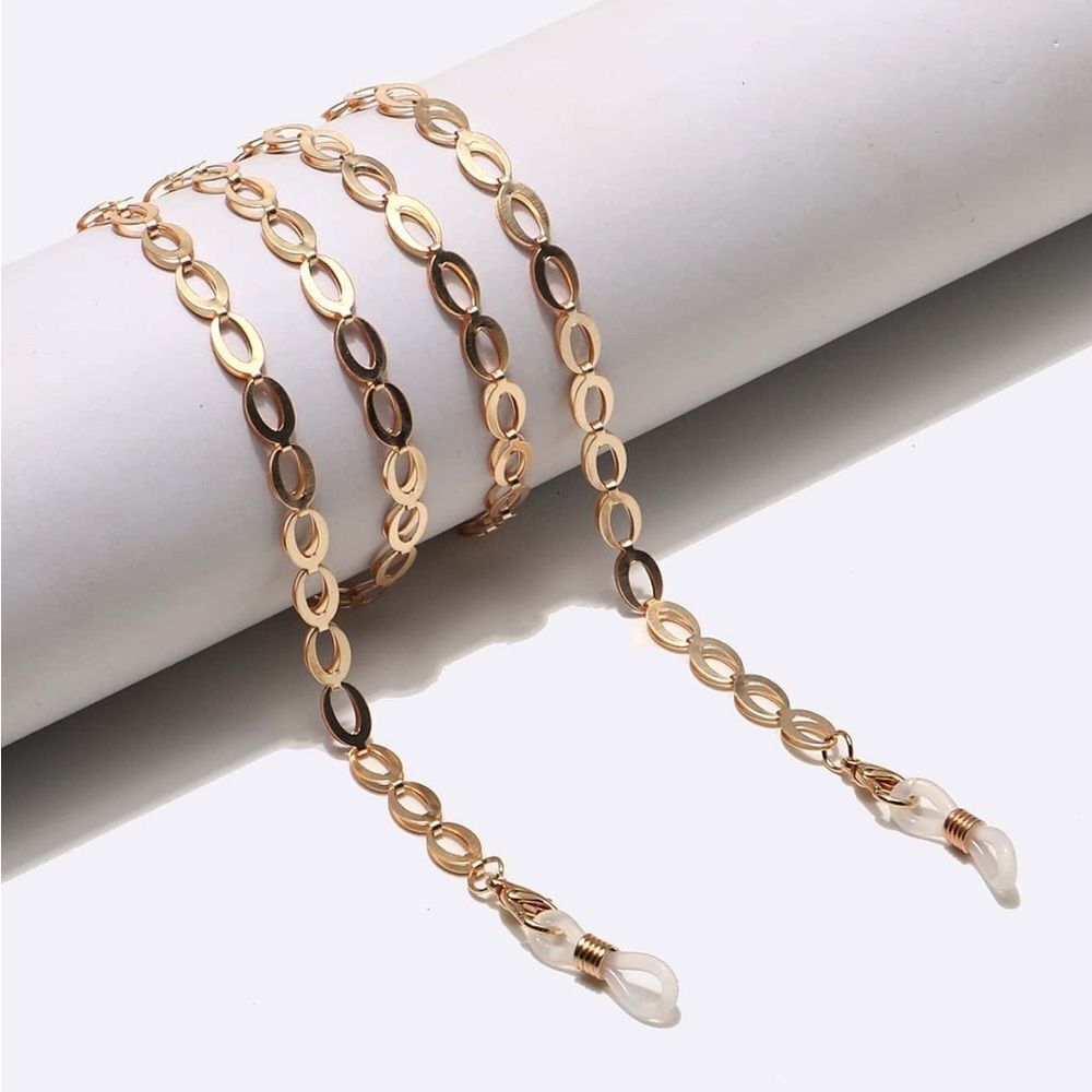 Gold Link Eyeglass Chain A1686